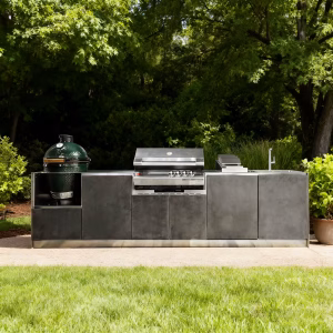 Moderne Außenküche aus Edelstahl 304/316