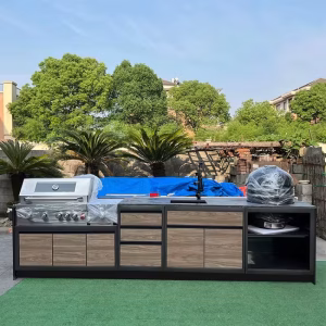 Umweltfreundliche, feuerfeste Außenküche