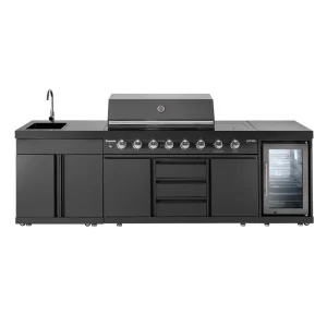 Separate Außenküche (Schwarz)