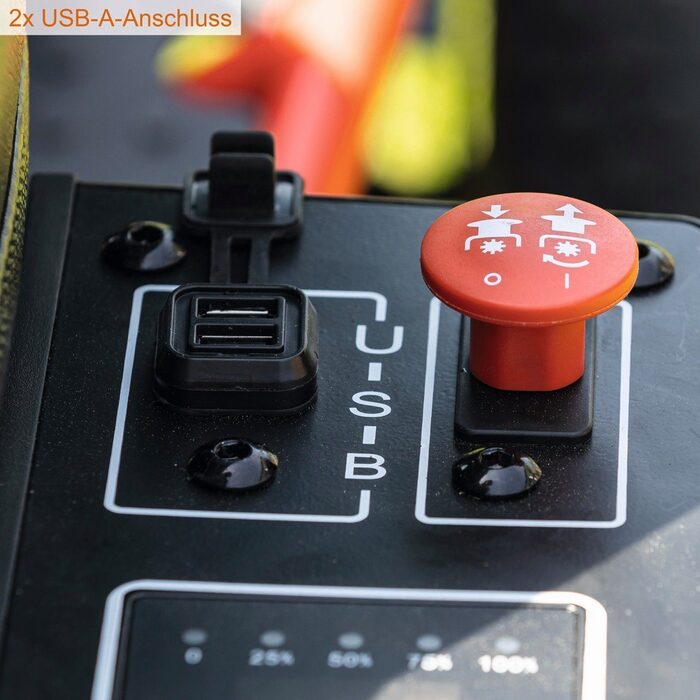 IXES IX-ERT-920E Akku-Aufsitzrasenmäher – Bild 2